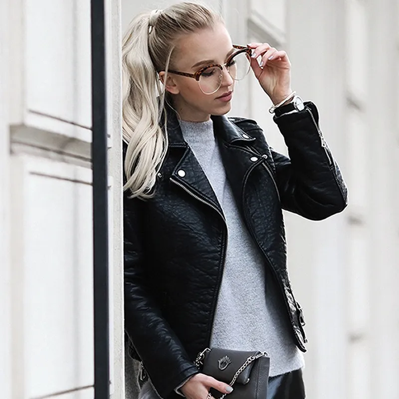 Women's Oversize Half Frame Clear Lens Glasses A650 sold by ZeroUV product image thumbnail 2