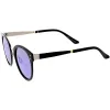 Women's Premium Horned Rim Mirrored Polarized Lens Sunglasses C830 sold by ZeroUV