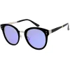 Women's Premium Horned Rim Mirrored Polarized Lens Sunglasses C830 sold by ZeroUV