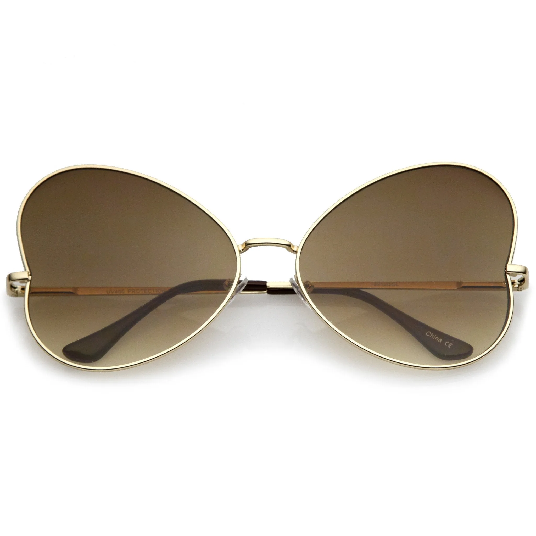 Festival Indie Oversize Butterfly Gradient Lens Sunglasses C124 sold by ZeroUV