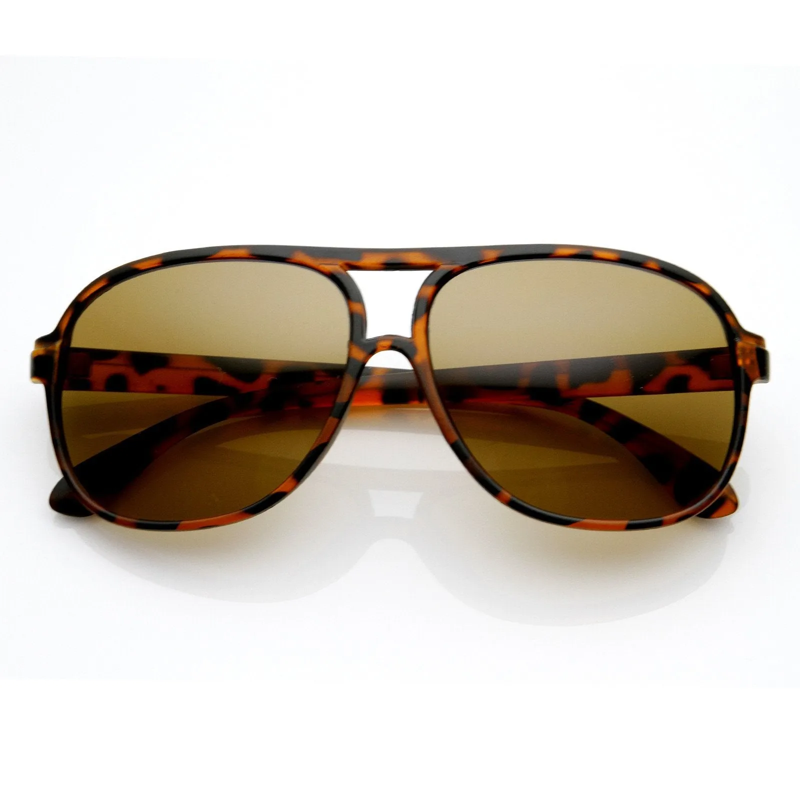 Retro 1980's Original Hipster Square Aviator Sunglasses 8741 sold by ZeroUV product image thumbnail 4