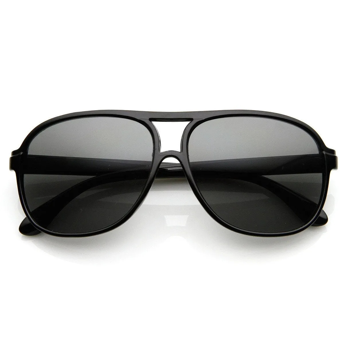 Retro 1980's Original Hipster Square Aviator Sunglasses 8741 sold by ZeroUV product image thumbnail 2