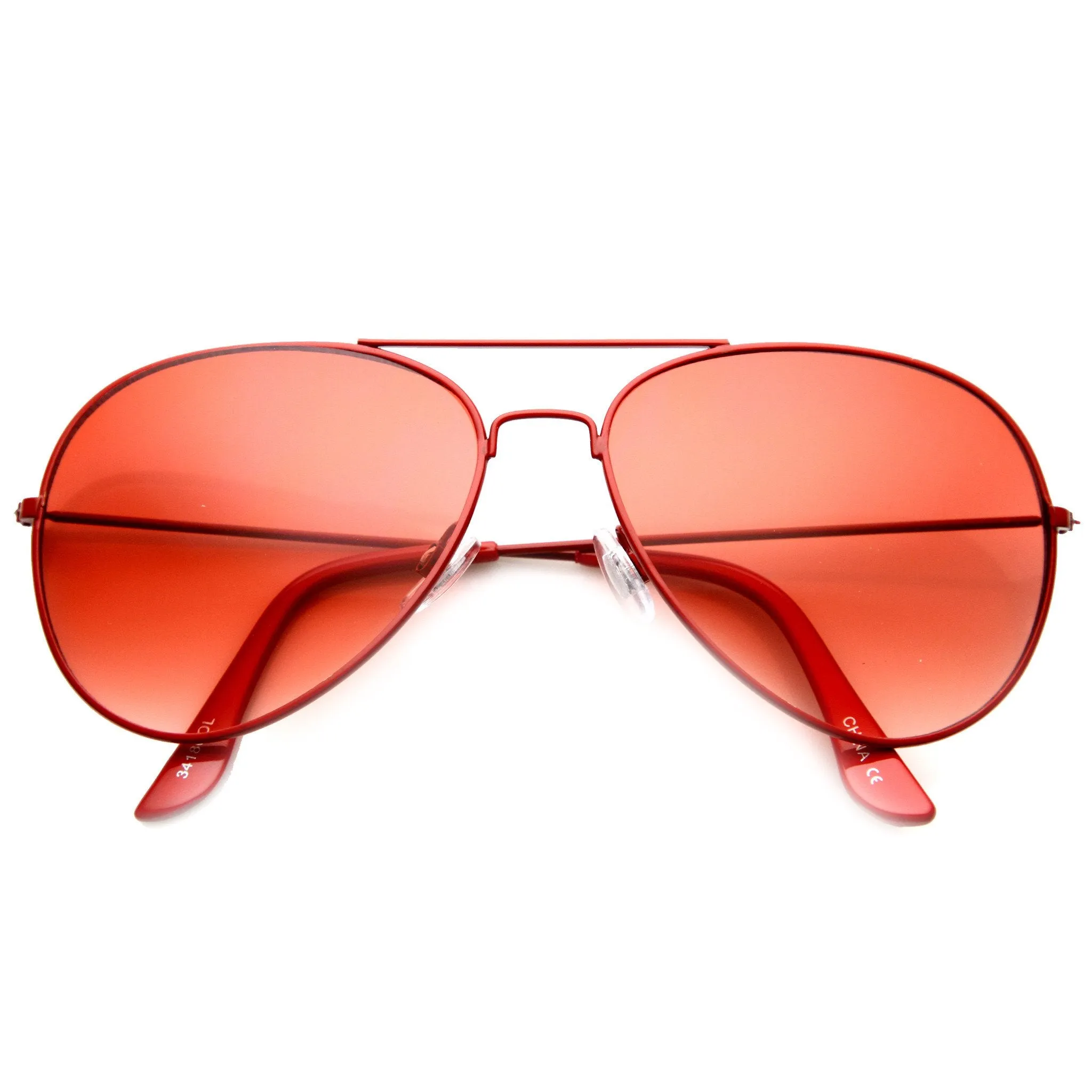 Colorful Retro Summer Tear Drop Metal Aviator Sunglasses 9732 sold by ZeroUV product image thumbnail 3