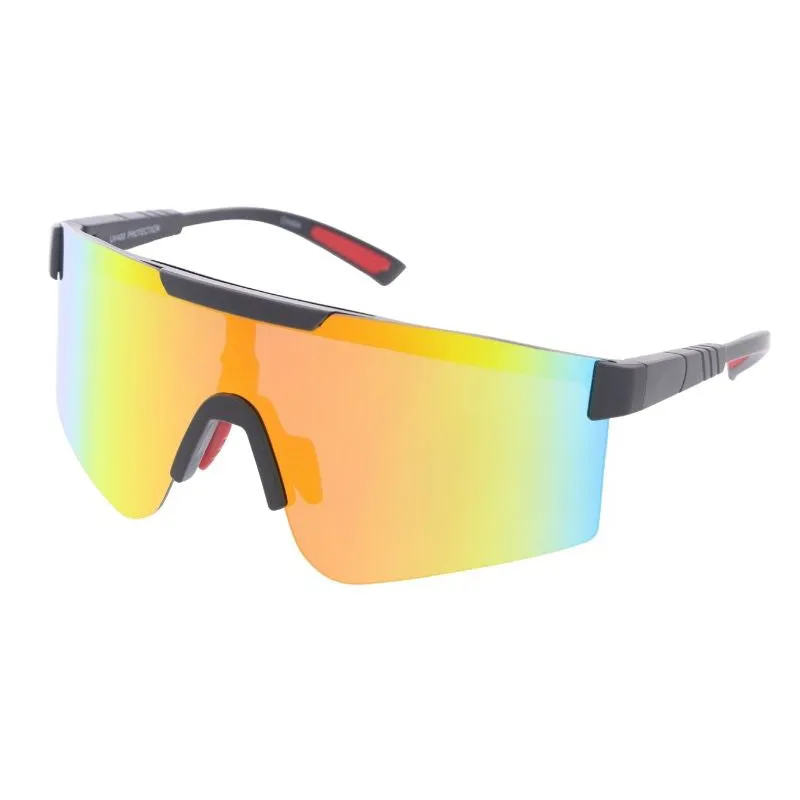 Sporty Shield Arm Adjustable Sunglasses D332 sold by ZeroUV product image thumbnail 2