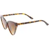 Women's Retro Modern High Tipped Cat Eye Sunglasses C738 sold by ZeroUV