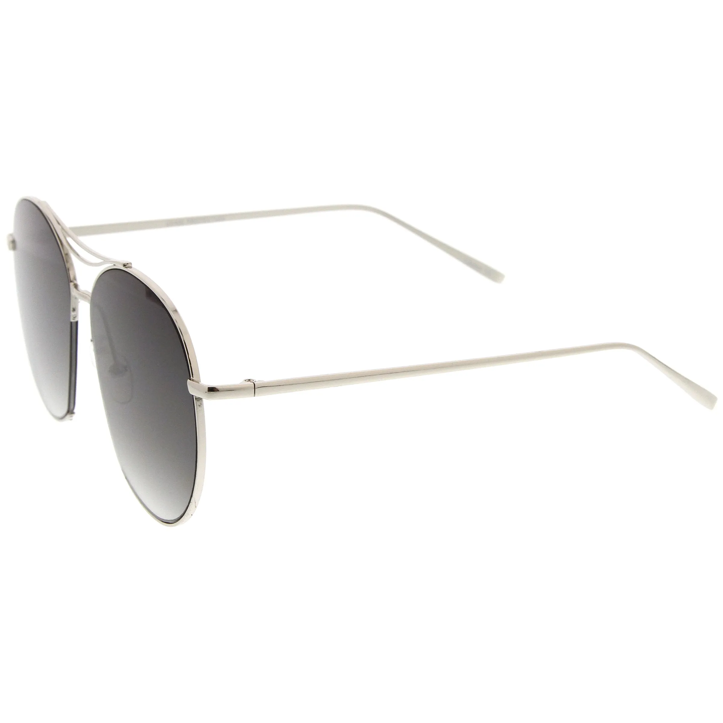 Oversize Thin Metal Flat Gradient Flat Lens Sunglasses A845 sold by ZeroUV product image thumbnail 5