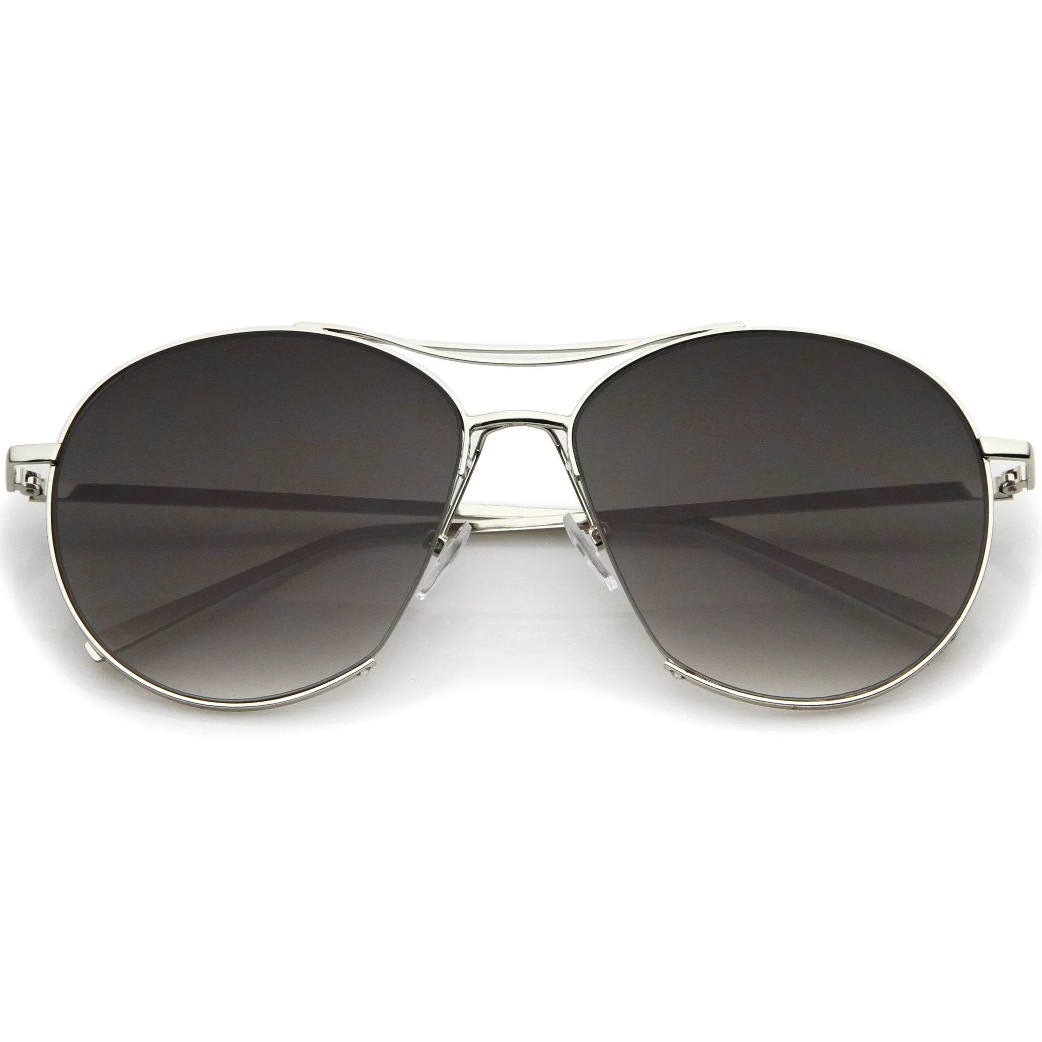 Oversize Thin Metal Flat Gradient Flat Lens Sunglasses A845 sold by ZeroUV product image thumbnail 3