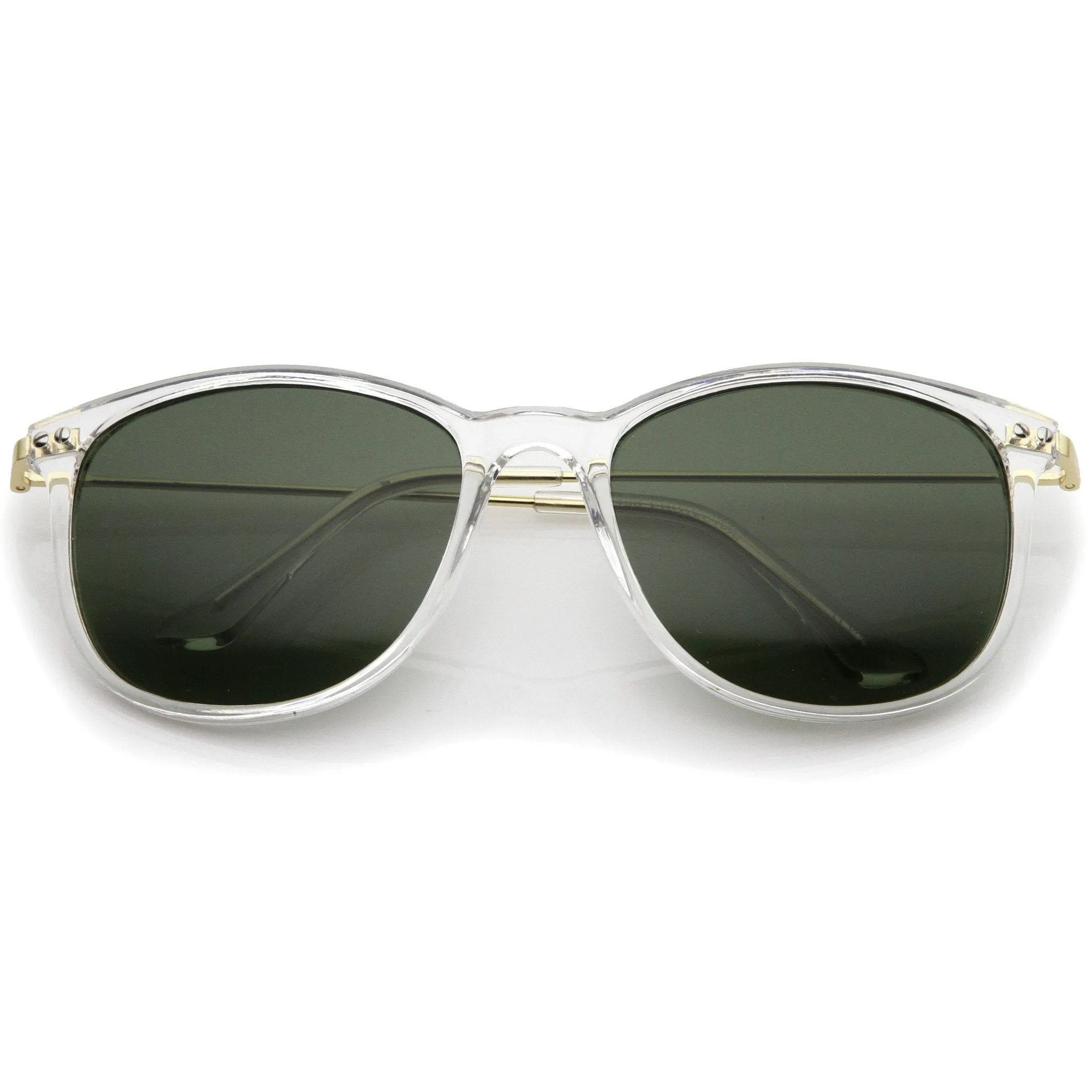 Classic Dapper Slim Horned Rim Sunglasses A790 sold by ZeroUV product image thumbnail 3