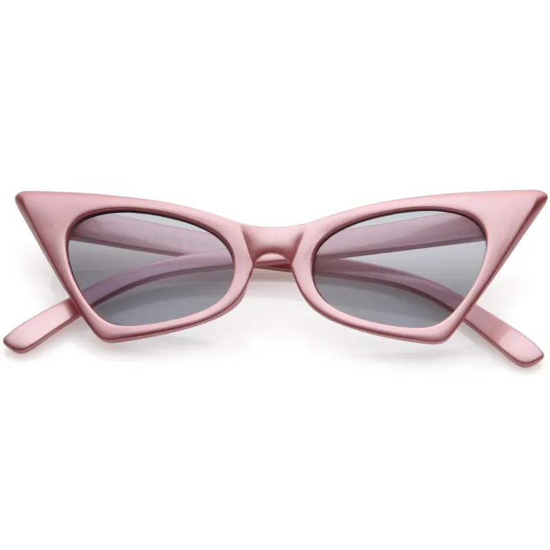 Fabulously Hip 1950's High Pointed Cat Eye Sunglasses C491 sold by ZeroUV