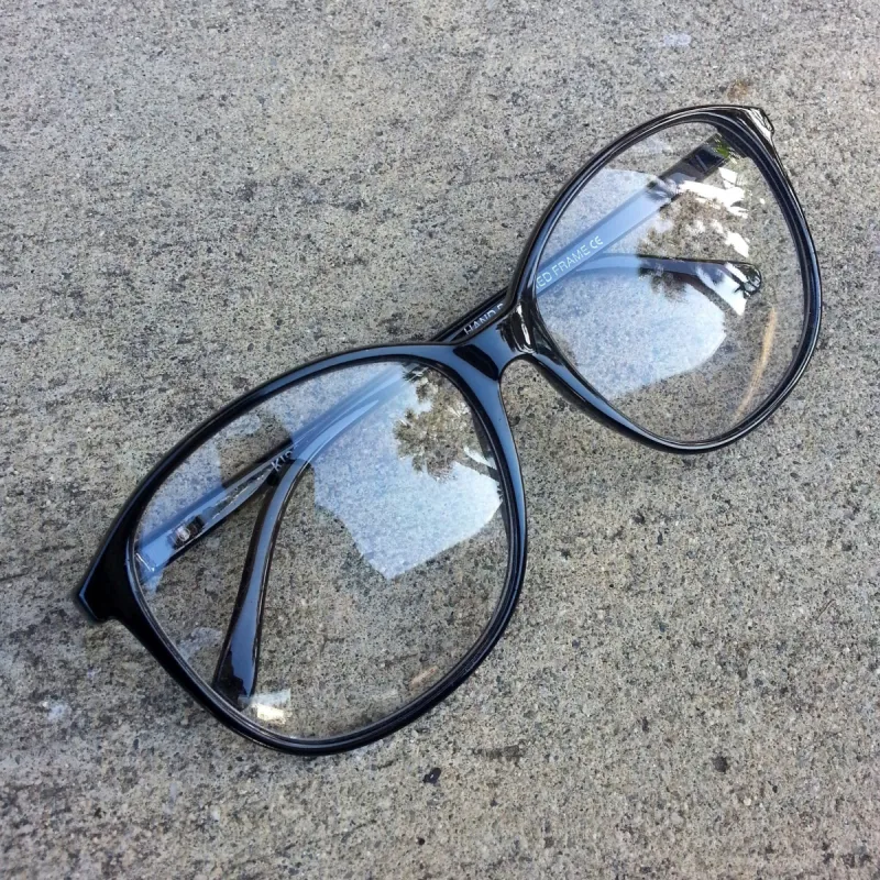 Deadstock Hipster Oversize Clear Lens Fashion Glasses sold by ZeroUV
