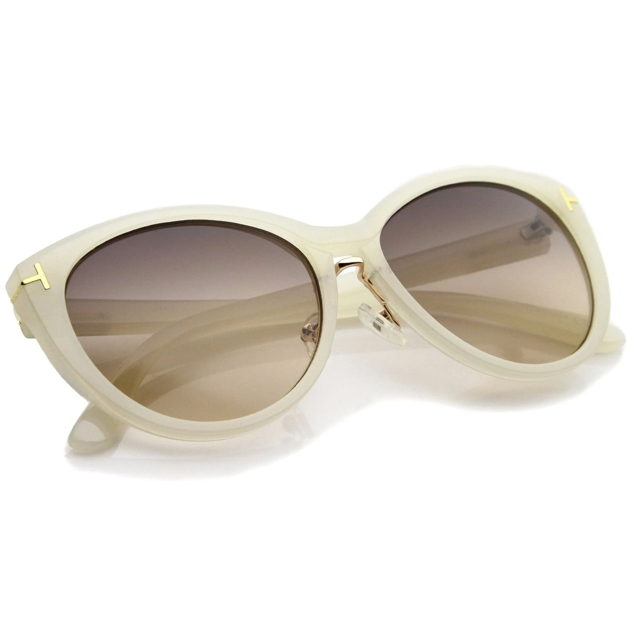 Women's Euro Oval Cat Eye Sunglasses A336 sold by ZeroUV product image thumbnail 4