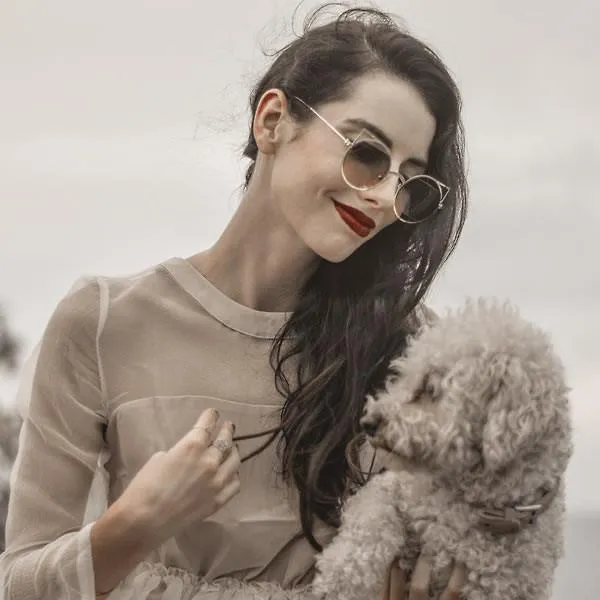 Women's Round Metal Laser Cut Cat Eye Sunglasses sold by ZeroUV