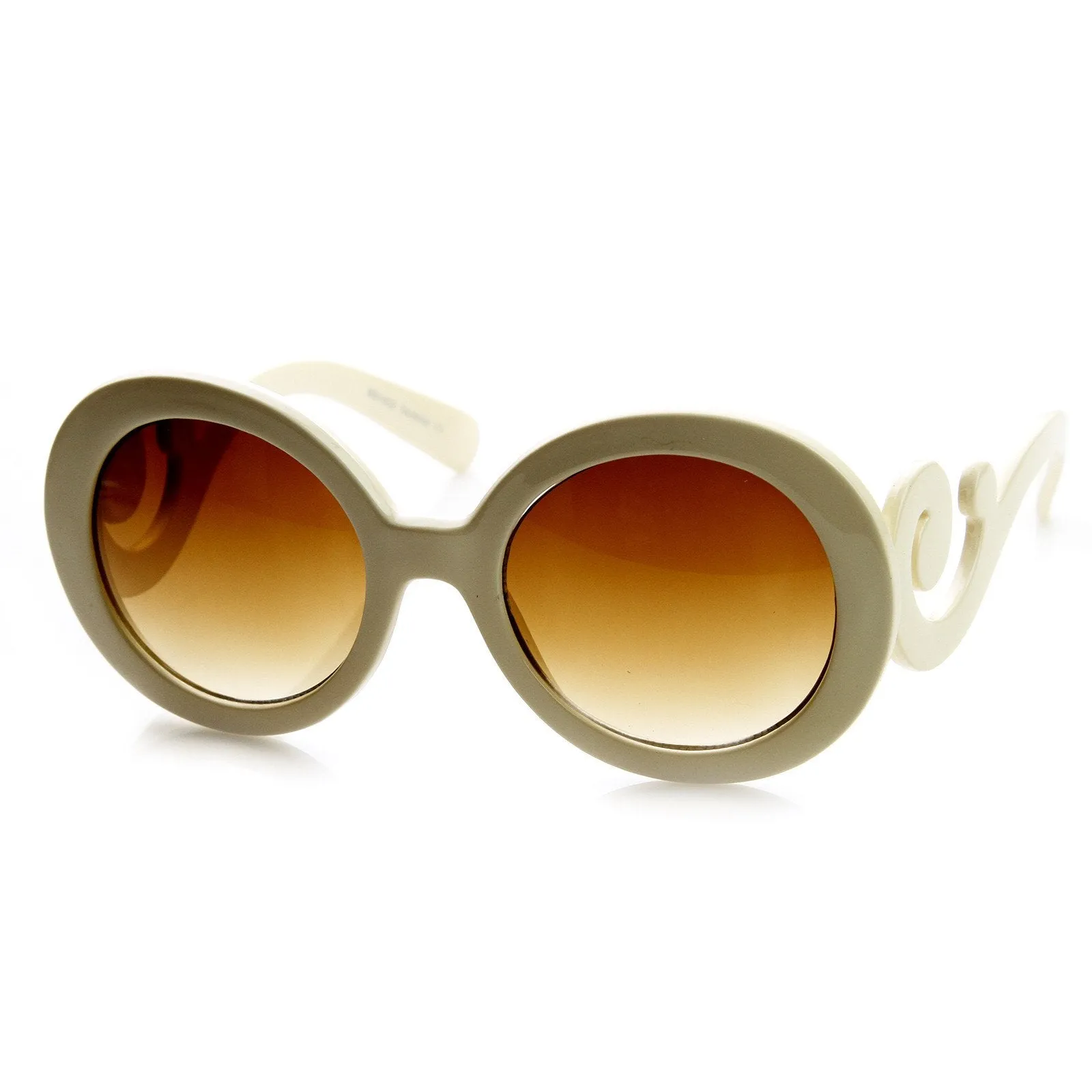 Oversize Designer Baroque Temple Womens Sunglasses 8979 sold by ZeroUV product image thumbnail 3