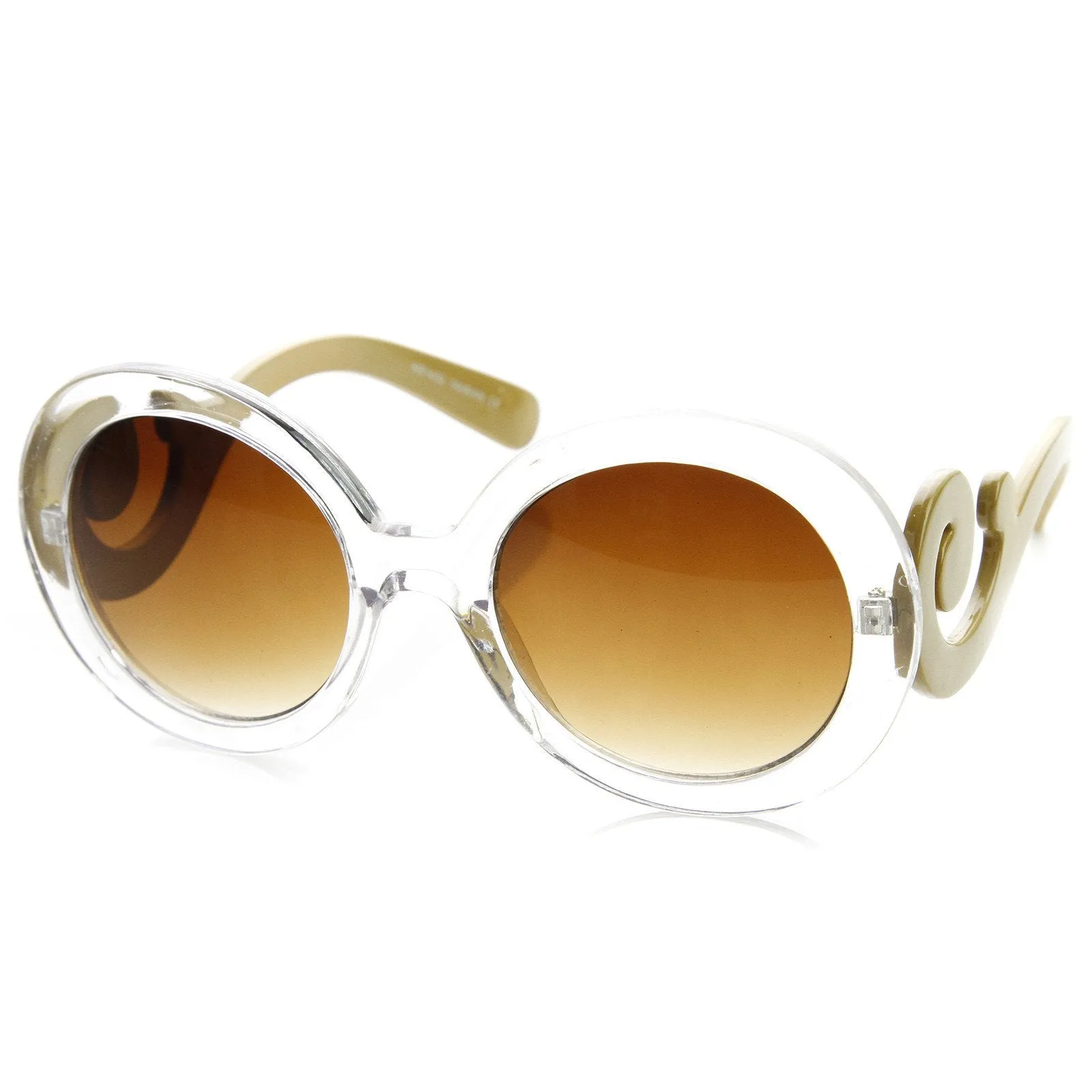 Oversize Designer Baroque Temple Womens Sunglasses 8979 sold by ZeroUV product image thumbnail 2