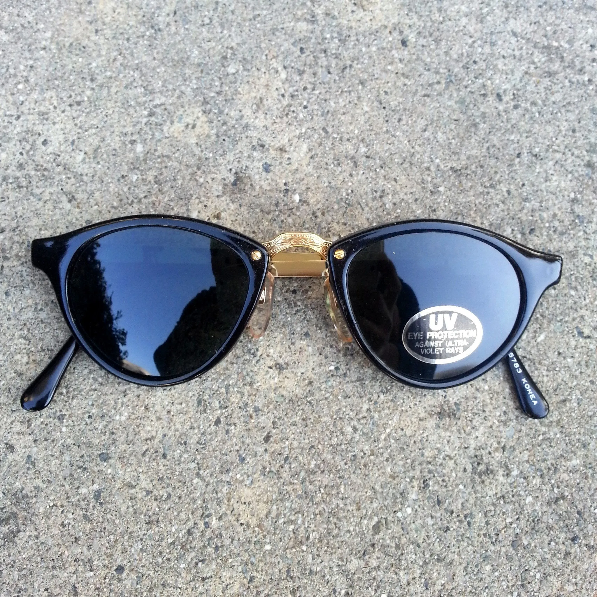 True Vintage Deadstock Indie Steampunk McCarthy Sunglasses sold by ZeroUV product image thumbnail 3
