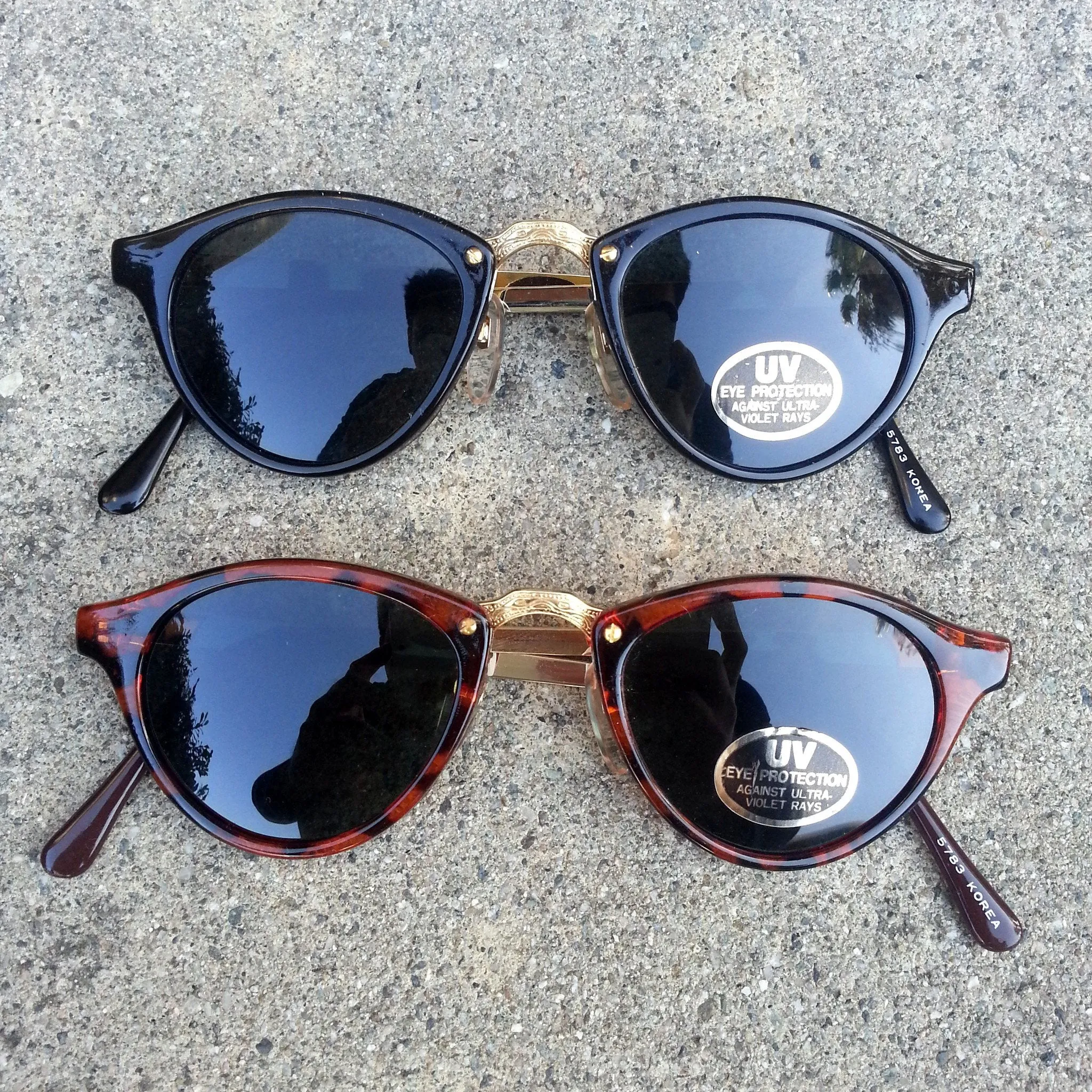 True Vintage Deadstock Indie Steampunk McCarthy Sunglasses sold by ZeroUV