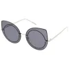 Women's Oversize Rimless Round Outline Cat Eye Sunglasses C203 sold by ZeroUV
