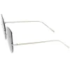 Women's Oversize Rimless Round Outline Cat Eye Sunglasses C203 sold by ZeroUV