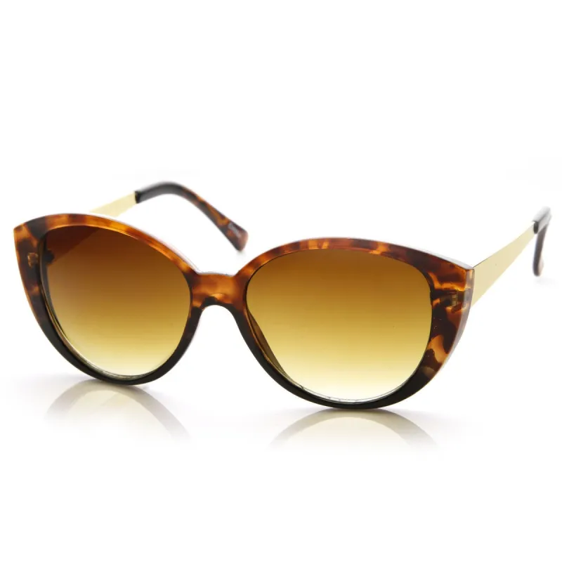Large Women's Fashion Metal Arm Cat Eye Sunglasses 8689 sold by ZeroUV