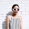 Trendy Blogger Women's Fashion Thick Round Sunglasses sold by ZeroUV