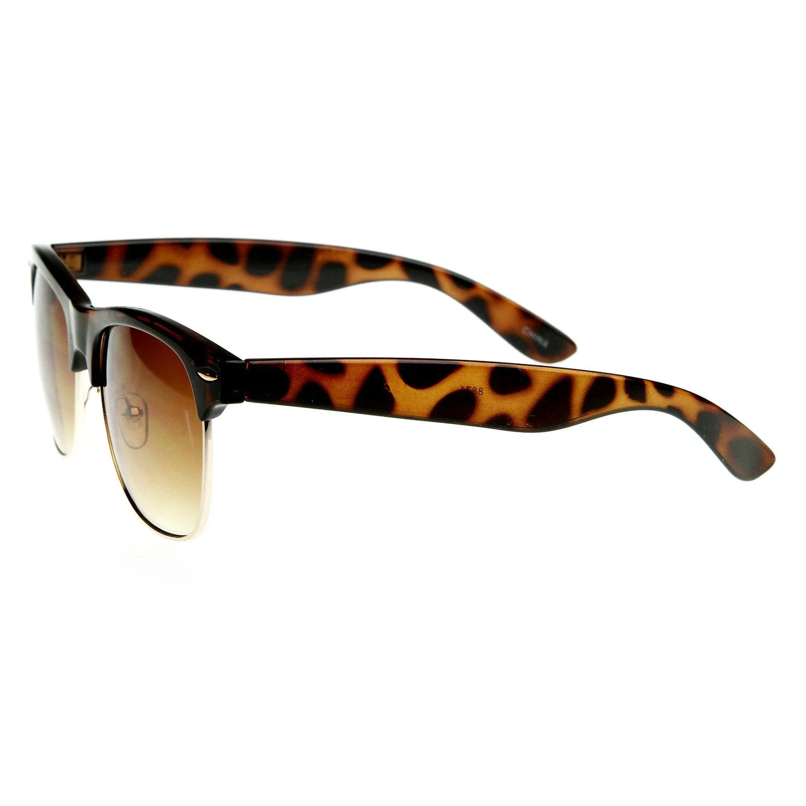 1950's Vintage Inspired Retro Half Frame Horned Rim Sunglasses 8769 sold by ZeroUV product image thumbnail 5