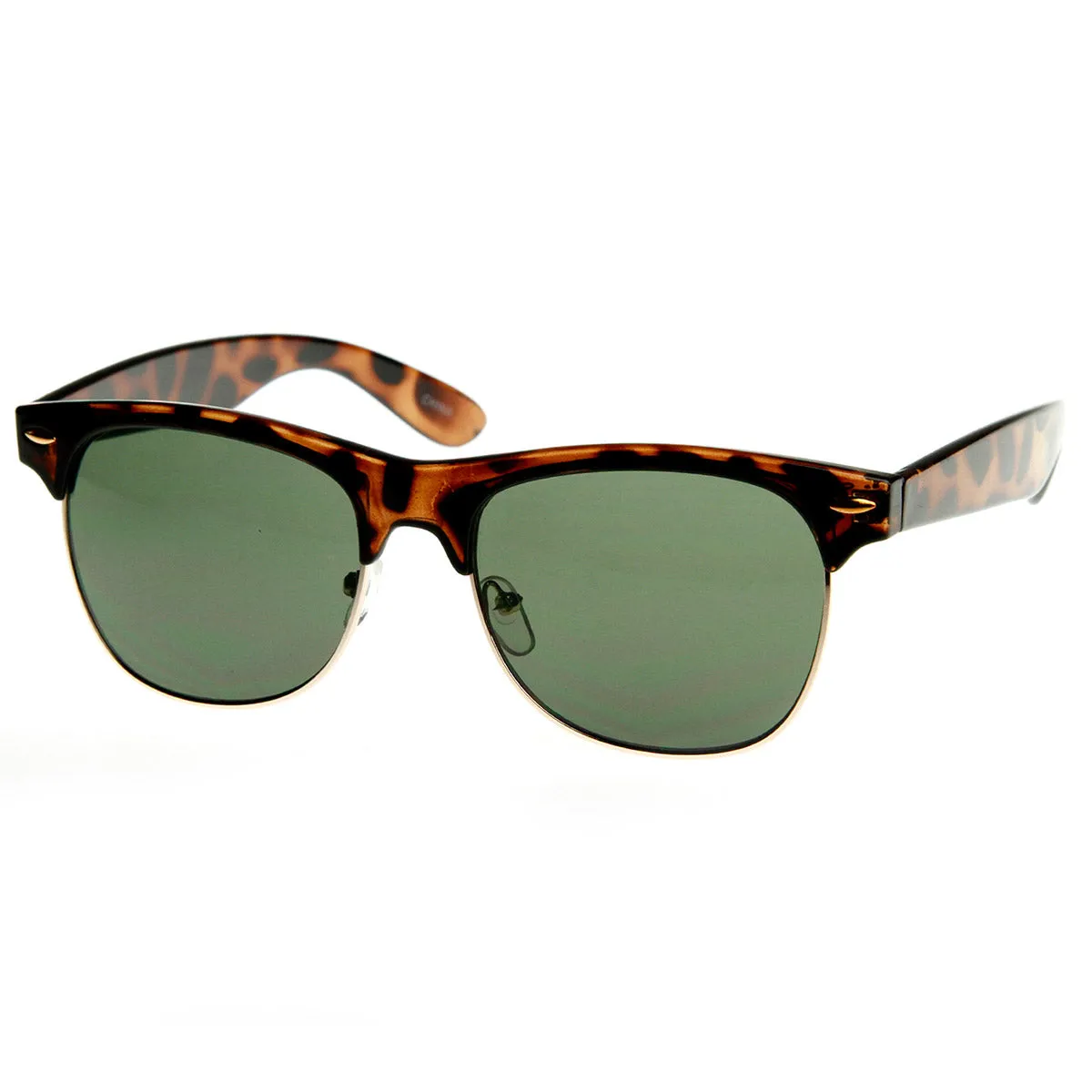 1950's Vintage Inspired Retro Half Frame Horned Rim Sunglasses 8769 sold by ZeroUV product image thumbnail 2
