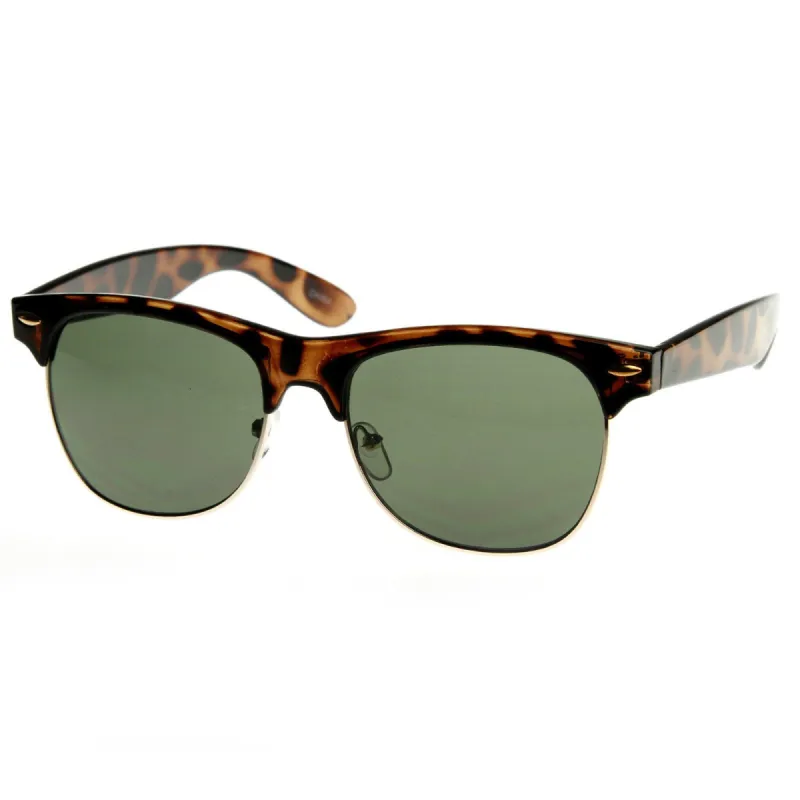 1950's Vintage Inspired Retro Half Frame Horned Rim Sunglasses 8769 sold by ZeroUV