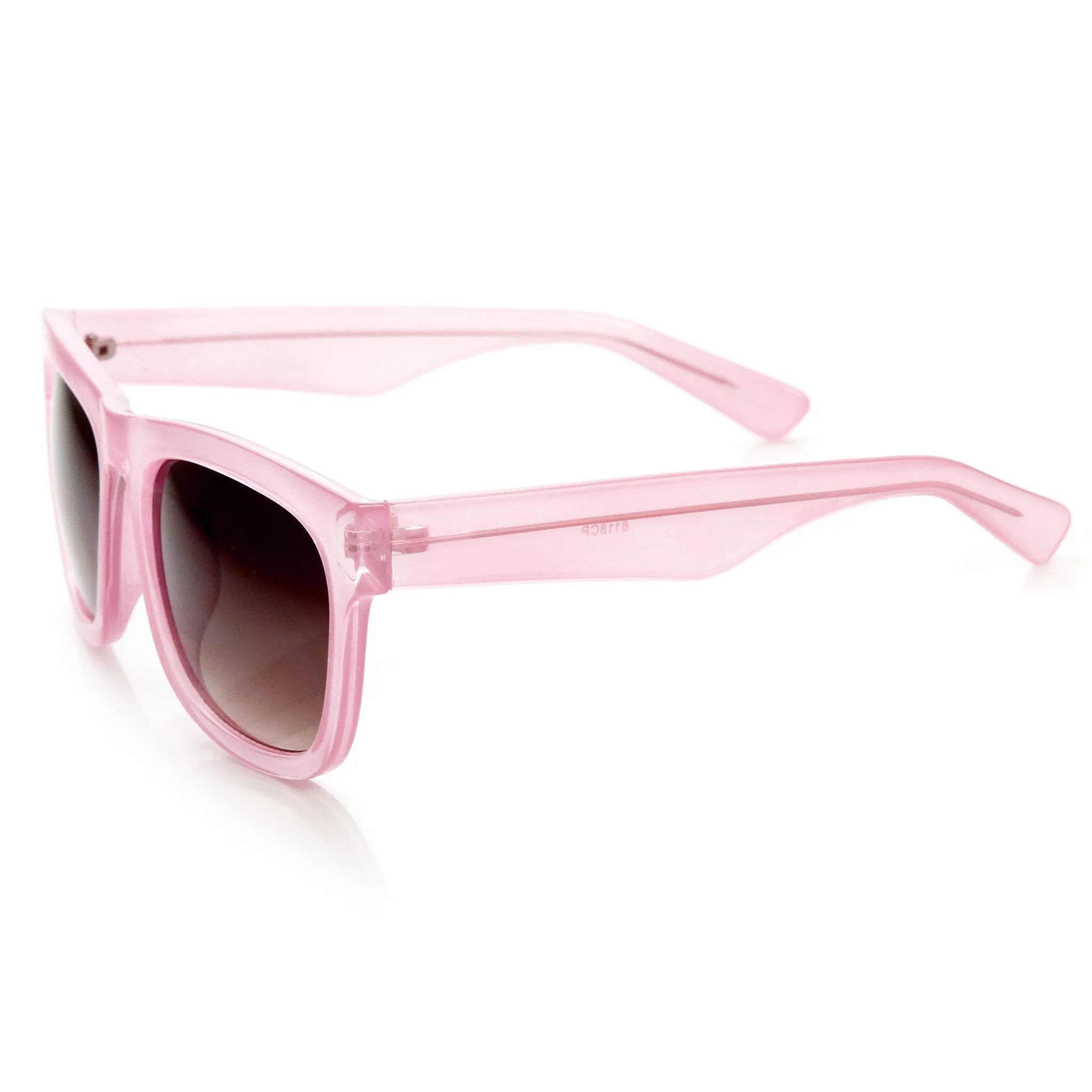 Zerouv + Plus "Harlow" Oversize Translucent Horned Rim Womens Sunglasses sold by ZeroUV product image thumbnail 5