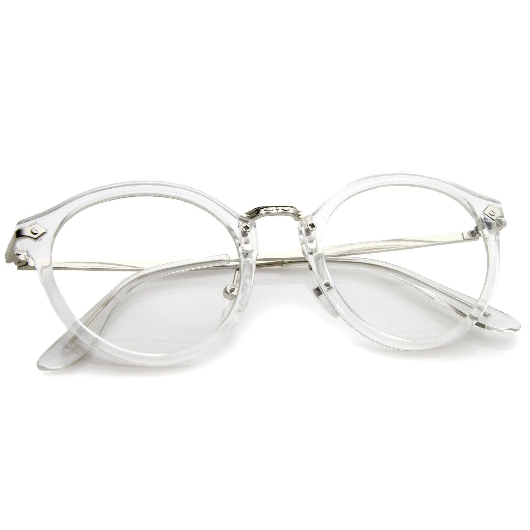 Ornate Engraved Vintage Dapper Clear Lens Glasses A844 sold by ZeroUV product image thumbnail 4
