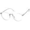 Ornate Engraved Vintage Dapper Clear Lens Glasses A844 sold by ZeroUV