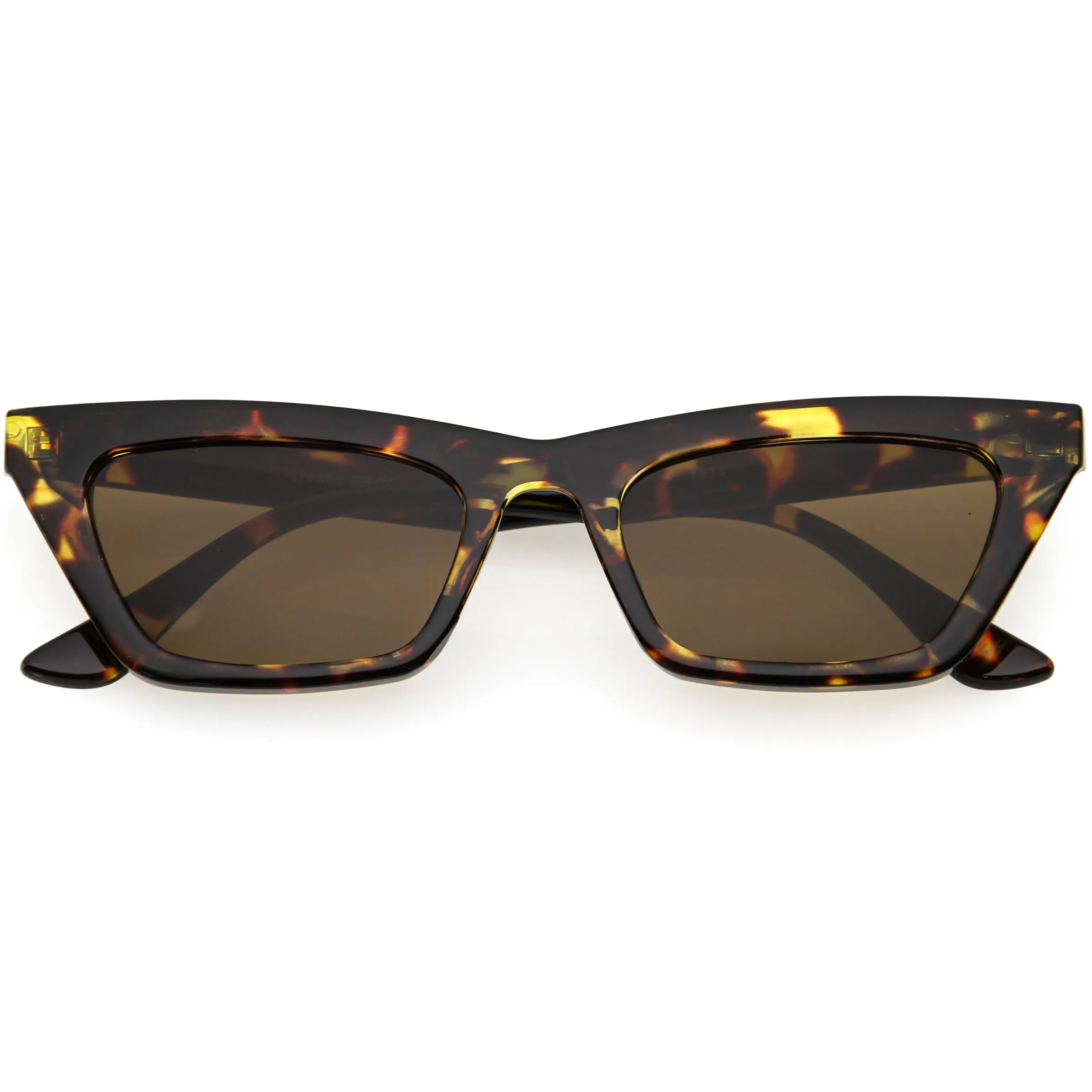 Mod Vintage Inspired Slim Pointed Cat Eye Sunglasses D211 sold by ZeroUV product image thumbnail 4