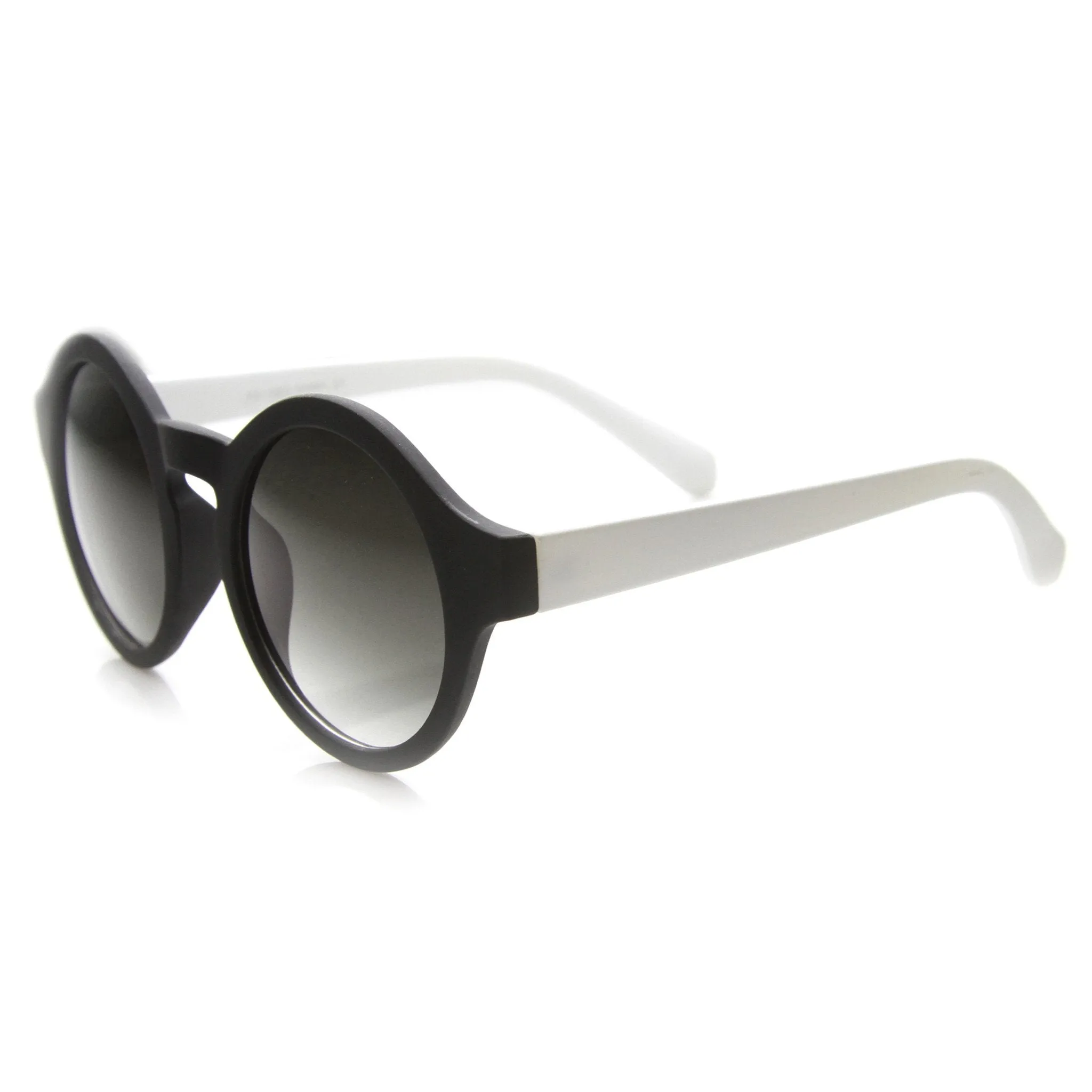 Large Retro Mirrored Lens Round P3 Sunglasses 9807 sold by ZeroUV product image thumbnail 2