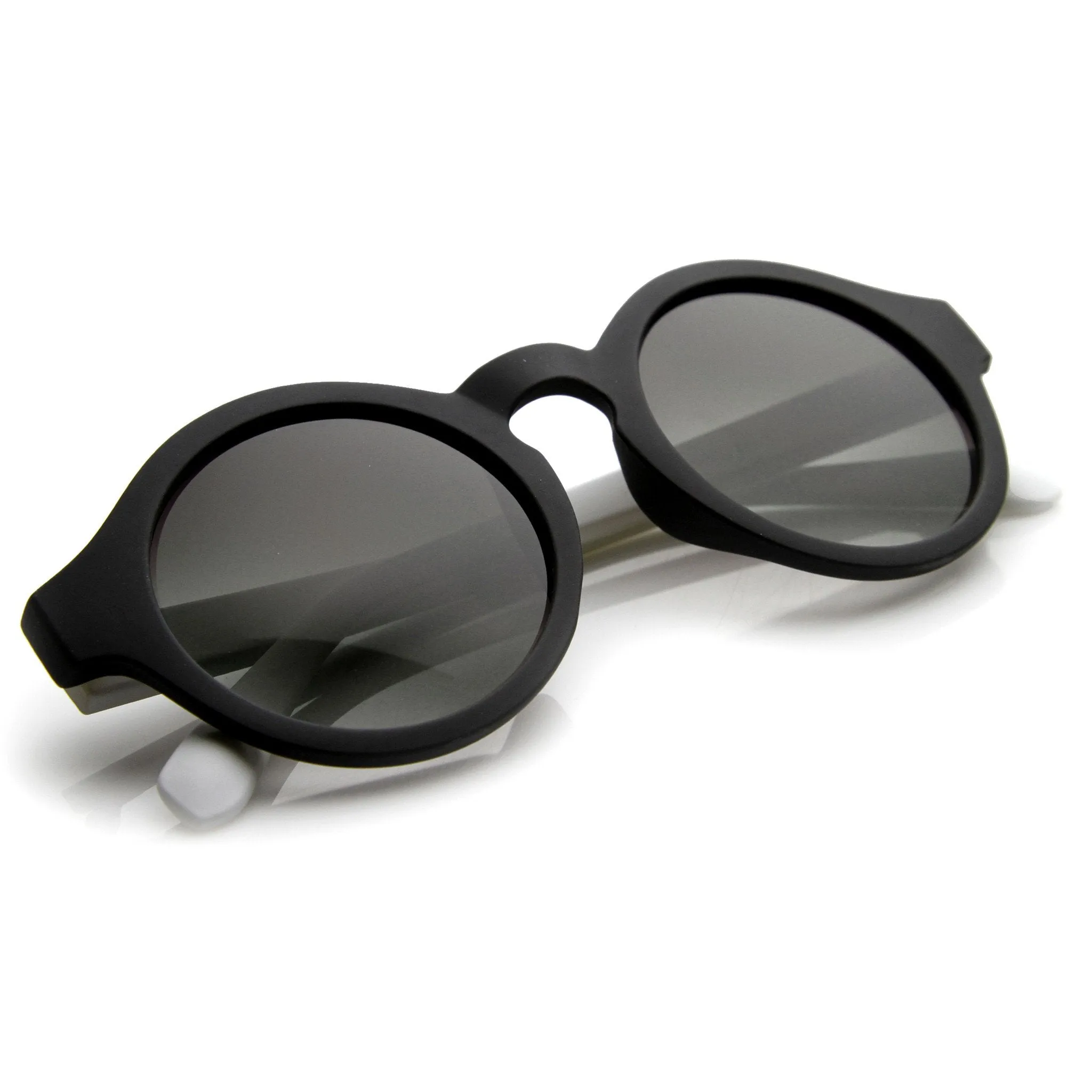 Large Retro Mirrored Lens Round P3 Sunglasses 9807 sold by ZeroUV product image thumbnail 3