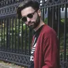 Modern Fashion Panto Flat Front Metal Aviator Sunglasses sold by ZeroUV