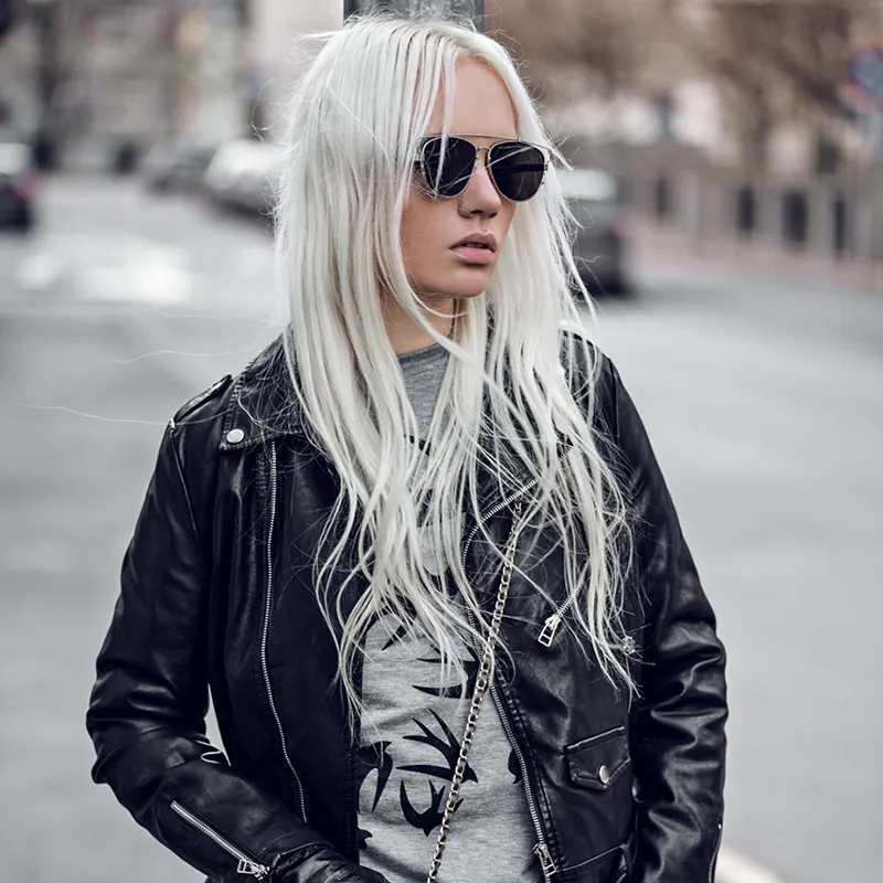 Modern Fashion Panto Flat Front Metal Aviator Sunglasses sold by ZeroUV product image thumbnail 2