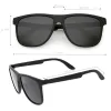 Men's Modern Flat Lens Horned Rim Aviator Sunglasses C690 sold by ZeroUV