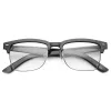 Vintage Hipster Dapper Indie Half Frame Clear Lens Glasses 9810 sold by ZeroUV