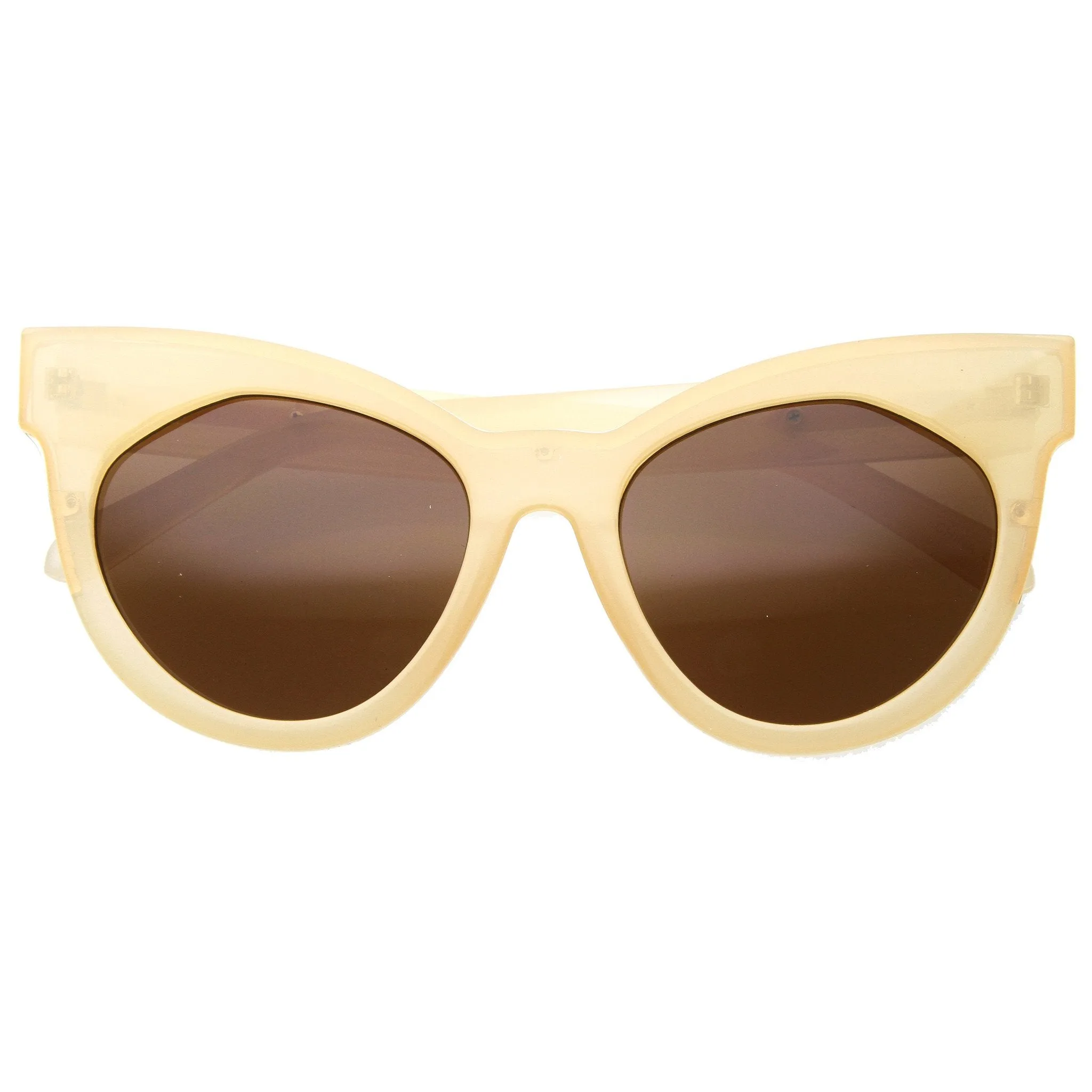 Women's Oversize Flat Front Cat Eye Sunglasses A181 sold by ZeroUV product image thumbnail 3