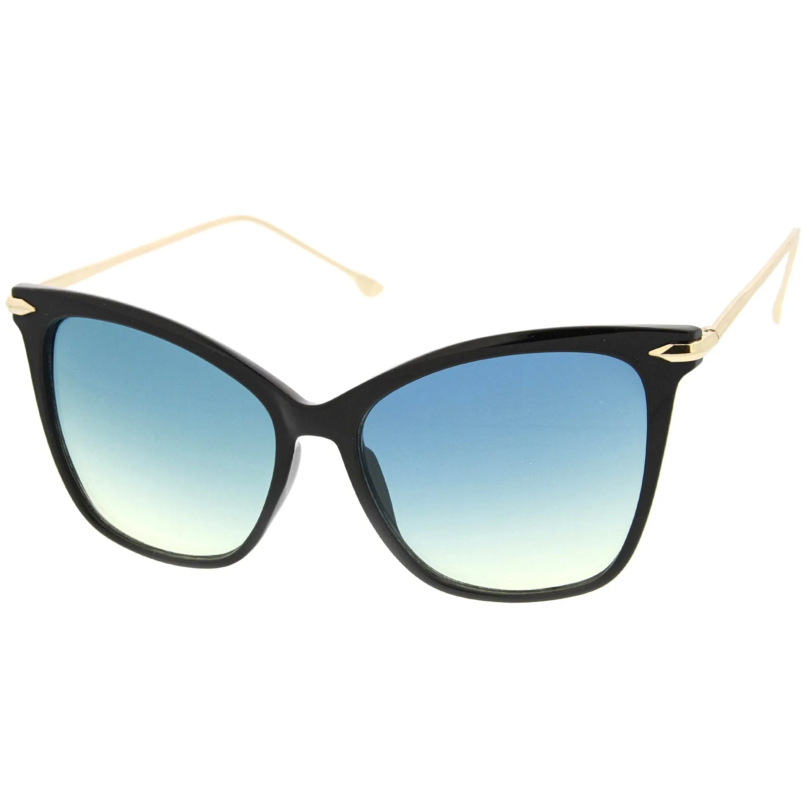 Oversize Retro 1950's Slim Cat Eye Gradient Lens Sunglasses A829 sold by ZeroUV product image thumbnail 2