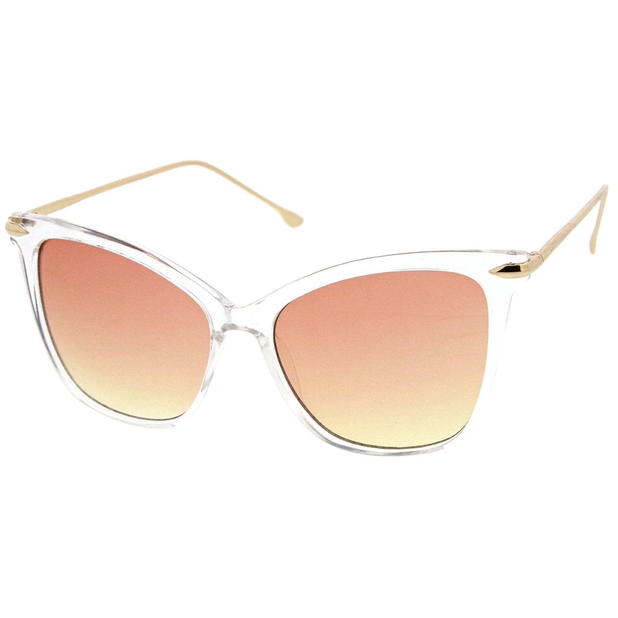 Oversize Retro 1950's Slim Cat Eye Gradient Lens Sunglasses A829 sold by ZeroUV product image thumbnail 4