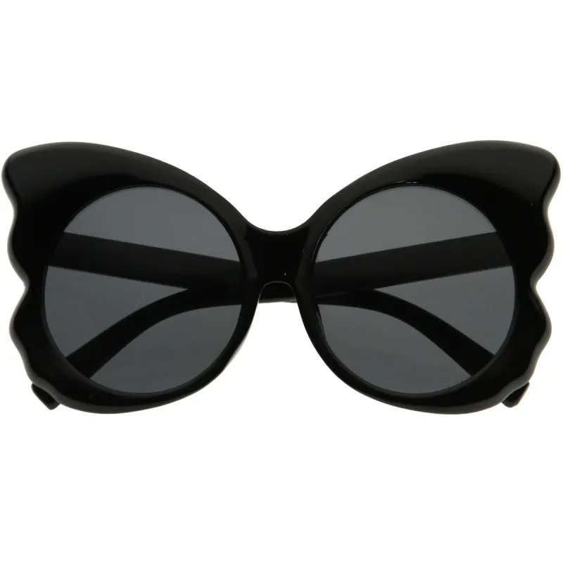 Retro Chic Boho-Inspired Oversize Butterfly Sunglasses D312 sold by ZeroUV