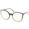 Women's Oversize Mirrored Flat Infinity Lens Sunglasses A940 sold by ZeroUV