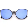 Women's Oversize Mirrored Flat Infinity Lens Sunglasses A940 sold by ZeroUV