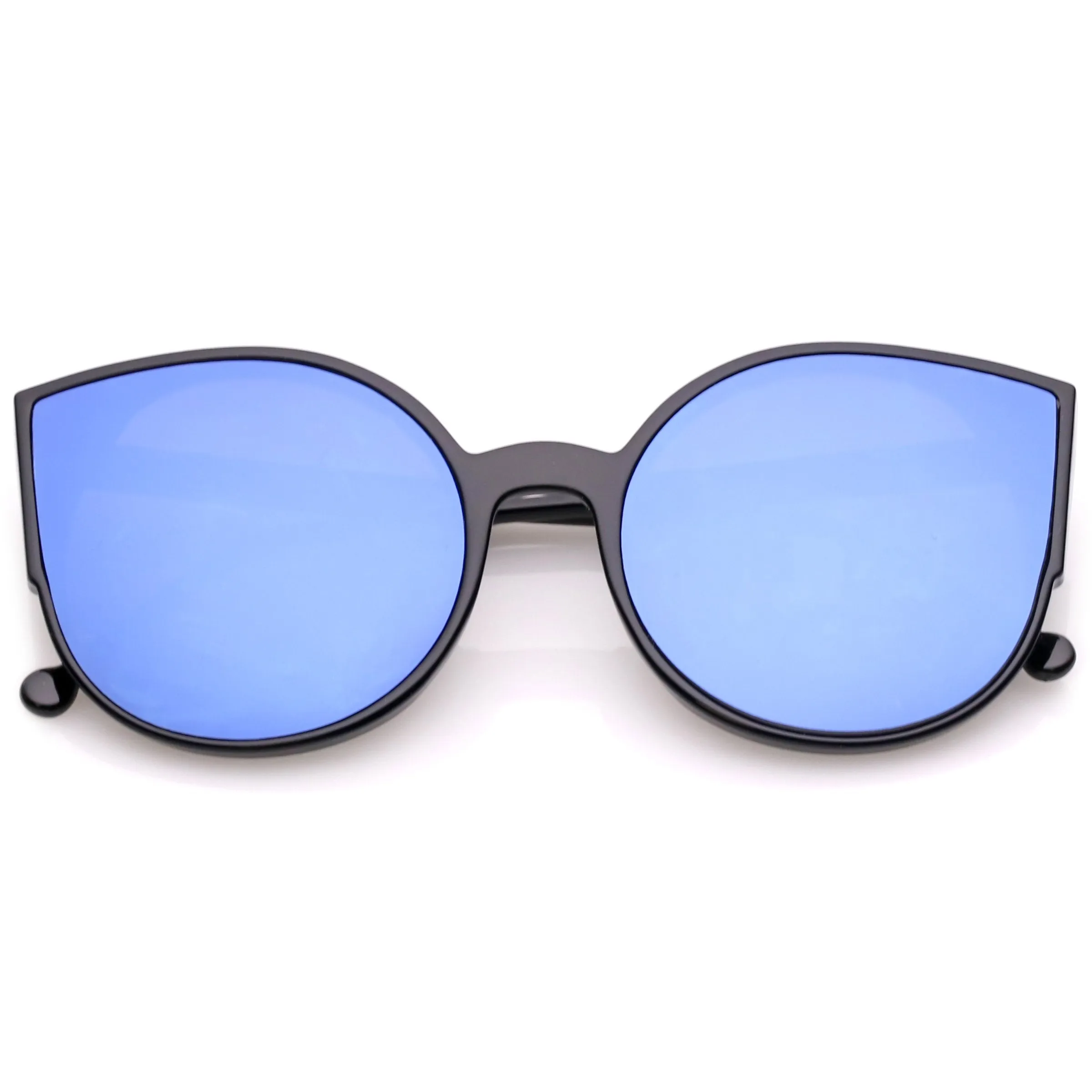 Women's Oversize Mirrored Flat Infinity Lens Sunglasses A940 sold by ZeroUV product image thumbnail 5
