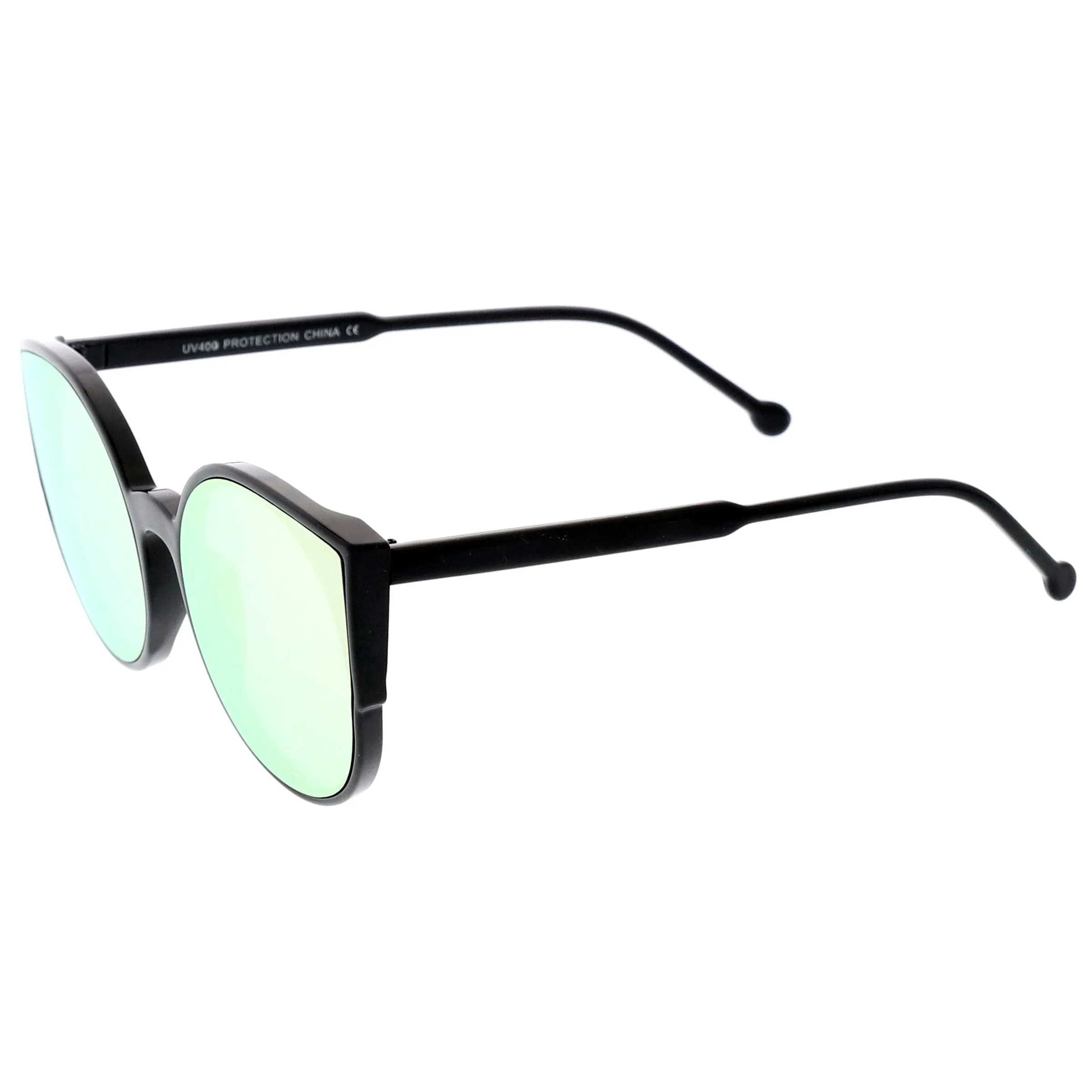 Women's Oversize Mirrored Flat Infinity Lens Sunglasses A940 sold by ZeroUV product image thumbnail 3