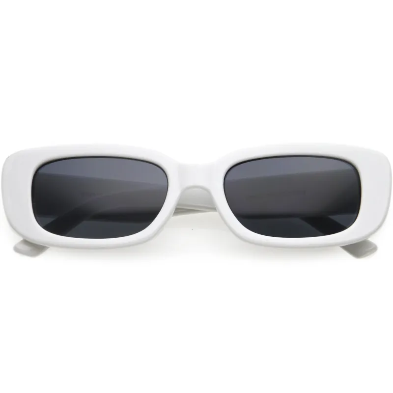 Wide Retro Rectangle Vintage Square Sunglasses D179 sold by ZeroUV