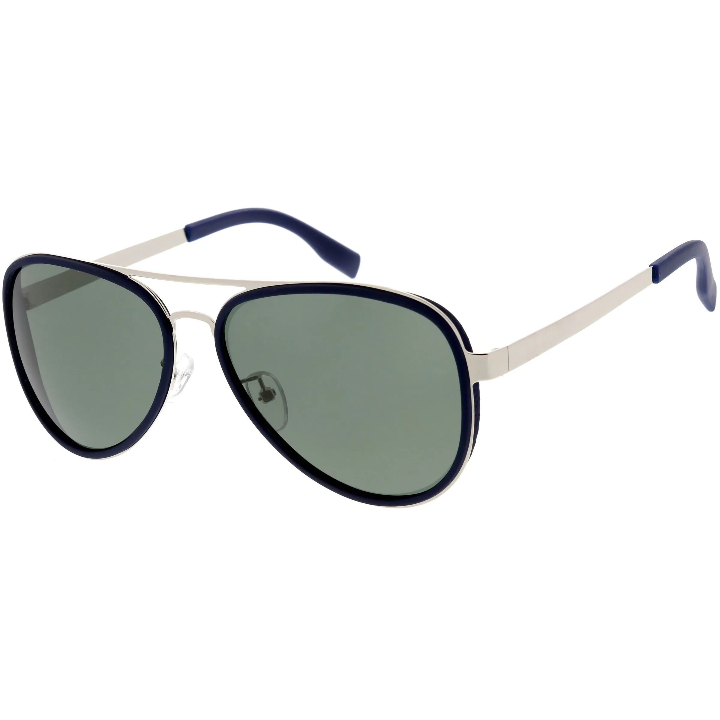 Retro Modern Polarized Premium Thin Aviator Sunglasses C885 sold by ZeroUV product image thumbnail 5