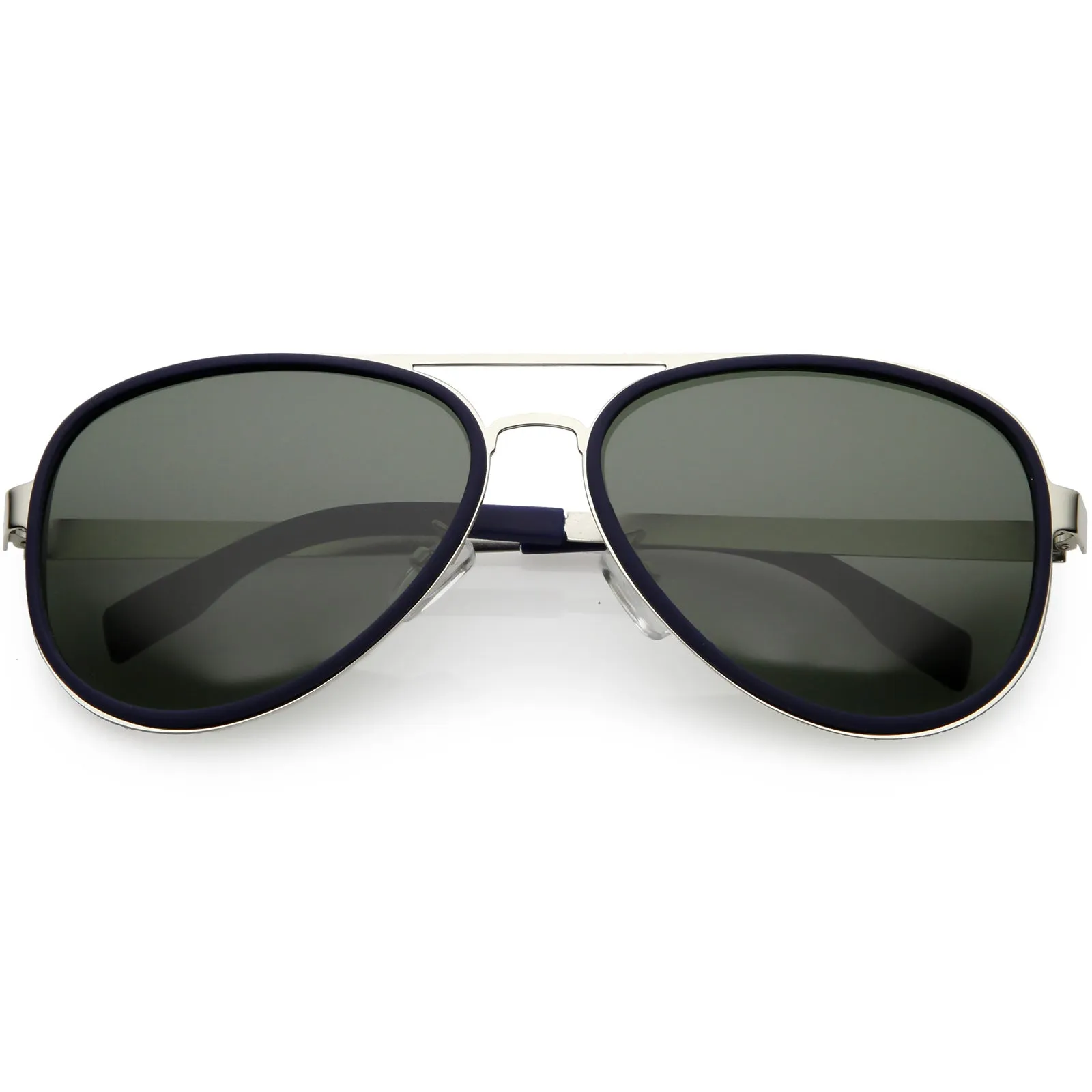 Retro Modern Polarized Premium Thin Aviator Sunglasses C885 sold by ZeroUV product image thumbnail 4