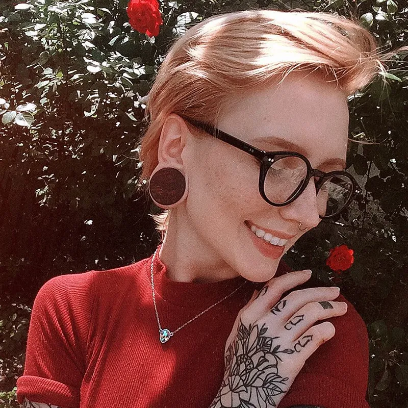 Vintage European Clear Lens Small Round Glasses 8403 sold by ZeroUV product image thumbnail 3