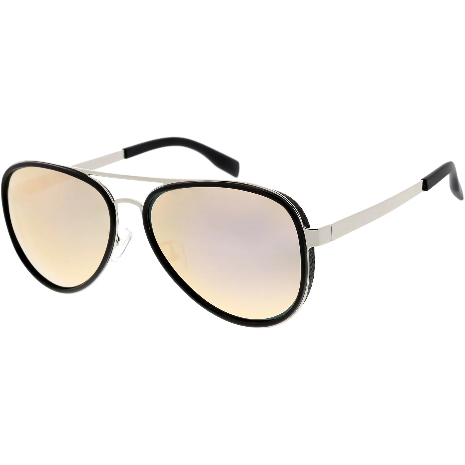 Retro Modern Polarized Premium Thin Aviator Sunglasses C885 sold by ZeroUV product image thumbnail 2